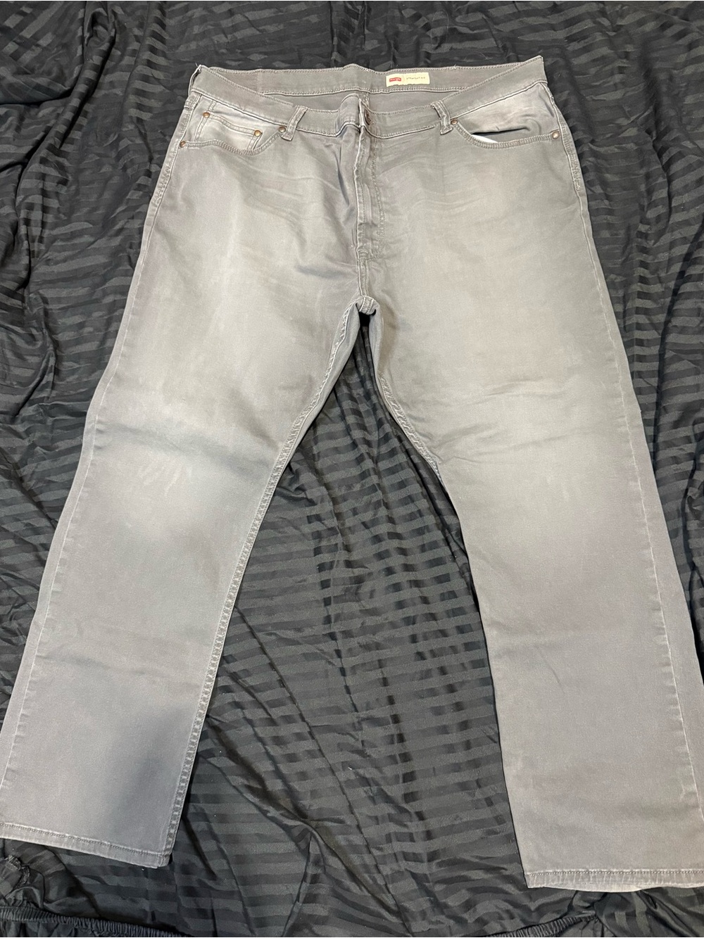 Wrangler Straight Fit Men’s Gray Jeans